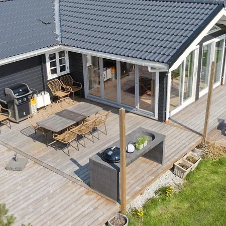 Cozy Wooden With A Great Terrace